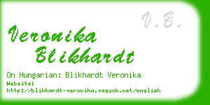 veronika blikhardt business card